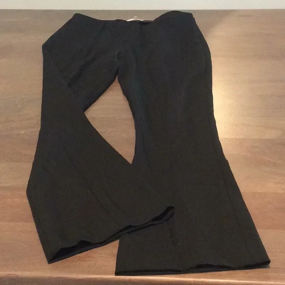 THE ROW Black Flare Pants Sz 0